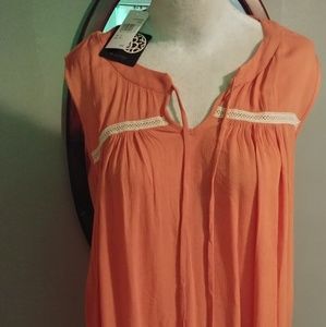 Beautiful woman's plus size top